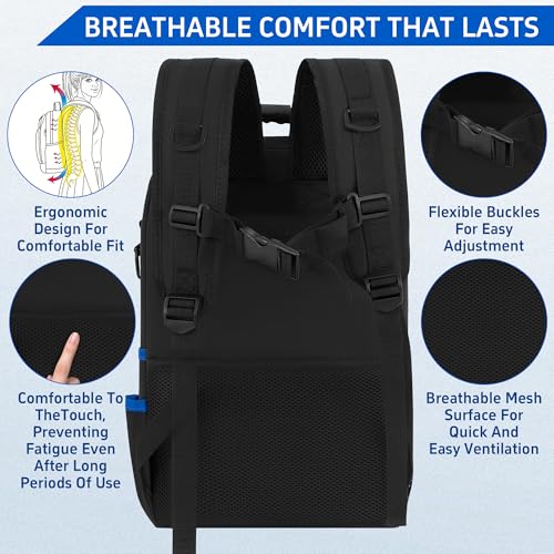 Backpack Tool Bag with Movable Base Plate, Heavy Duty Tool Storage - view 5