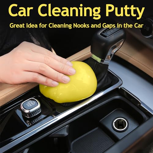 Car Cleaning Gel for Car Cleaning Putty Car Putty Car Interior Cleaner Auto Detail Tools Car Cleaning Slime Car Accessories White Elephant Gifts for Men Women Adults Stocking Stuffers 2 Pack - view 4