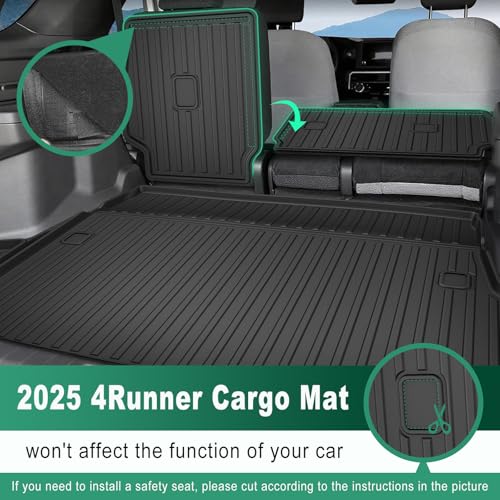 Cargo Mat and Backrest Mat for Toyota 4Runner 2025 2026 (Only for 5 Seats) - view 5