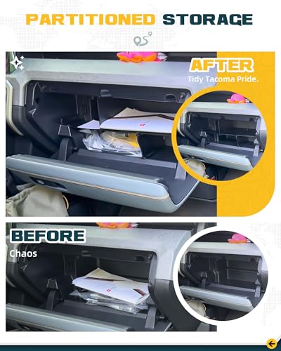 Glove Box Organizer Fit for 2024-2026 Toyota Tacoma - view 6