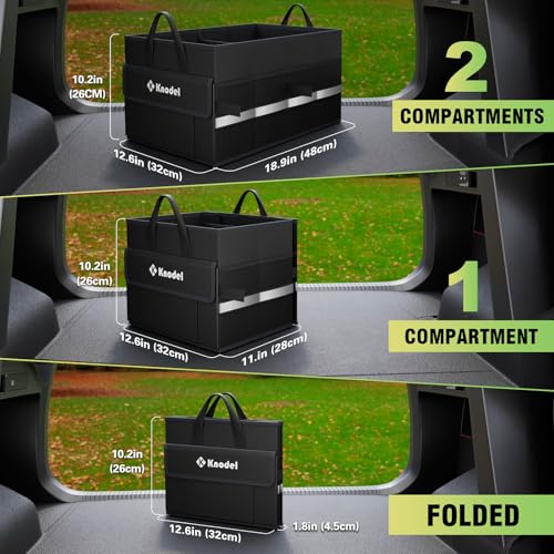 Trunk Organizer for Car, SUV, Truck and Sedan (Small, Black) - view 4