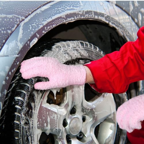3 Pairs Microfiber Dusting Gloves for Plants Leaf, Small - view 5