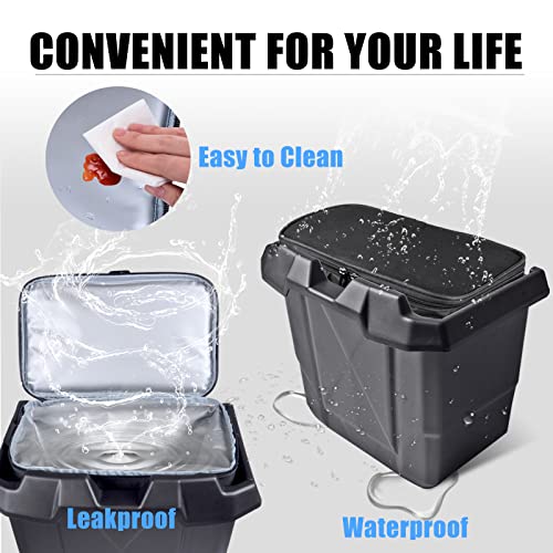 2 in 1 Removable Underseat Storage Bin Tool Box with Insulated Cooler Bag Compatible with Can-Am Defender & Defender Max (HD5/HD6/HD8/HD10) 2016-2026 Accessories OEM 715003446 - view 6