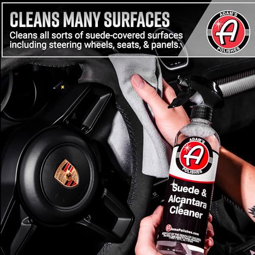 Adam's Suede Cleaning & Protection Kit - Professional Automotive Suede Cleaner & Fabric Protector Spray for Car Interiors, Upholstery, Shoes, Clothing, Removes Stains & Refreshes Suede Material - view 4