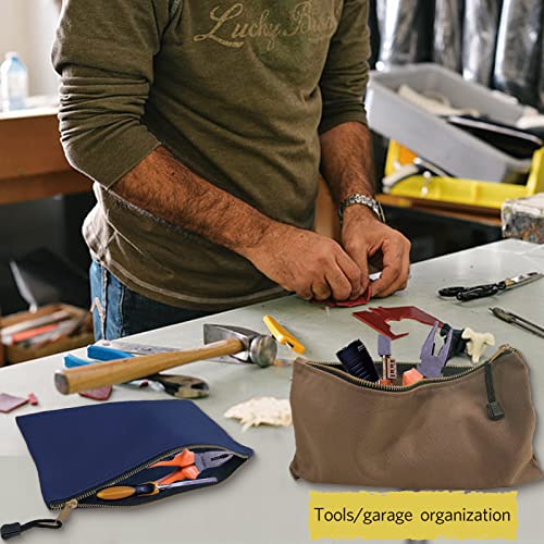 Heavy Duty Canvas Tool Bag Organizer, 7 Pack Assorted Colors 12.5″ x 7″ - view 5