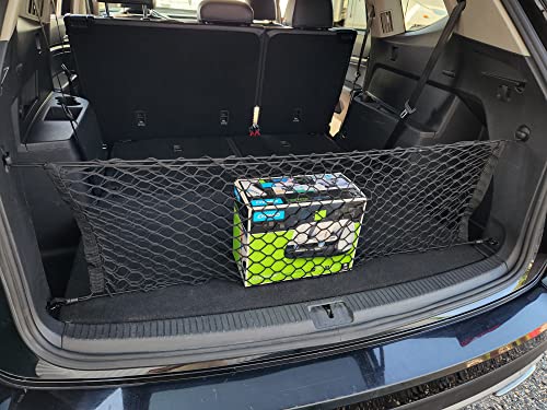 Envelope Style Automotive Elastic Trunk Mesh Cargo Net for Volkswagen Atlas 2017-2024 - Premium Trunk Organizers and Storage - Luggage Net for Crossover - Best Car Organizer for Volkswagen Atlas - view 4