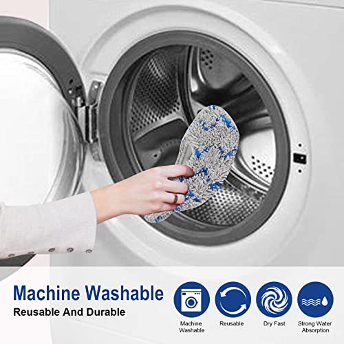 Mop Pads Compatible with Ecovacs Deebot X1/X2/T10/T20/T30 Omni, T30S/N30 Series Robot Vacuum and Mop Cleaner - Reusable and Washable Replacement Mop Head Cloth（4 Pack） - view 5