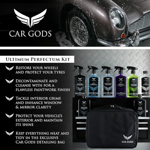 8 Piece Car Cleaning Detailing Kit - Shampoo - Carnauba Wax - Wheel Cleaner - Shine Detailer - Fallout Eliminator - Tyre Serum - Interior Detailer - Glass Cleaner - view 5