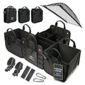 Extra Large Car Trunk Organizer System, Modular & Collapsible, Black