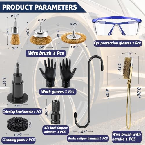 Wheel Hub Cleaning Kit - Resurfacing Drill for Brake Hub & Rotor - view 5