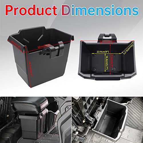 Center Underseat Storage Bin Compatible with Can Am Defender - view 2