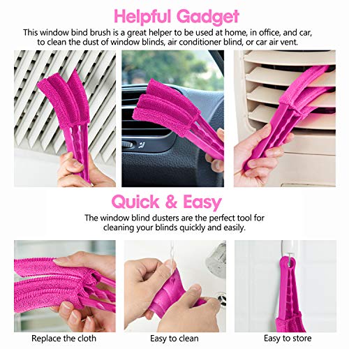 3 Pcs Air Conditioner Condenser Fin Comb/Cleaning Brush, Coil Cleaner Whisk Brush with Window Blinds Brush Dust Cleaner for Refrigerator Evaporator Radiator - view 4