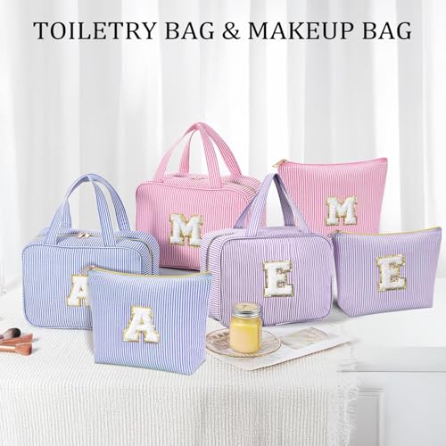 Travel Hanging Toiletry Bag Makeup Bag, Women Girls Gifts, Pink A - view 6