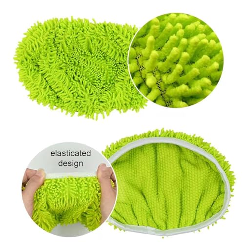 5PCS Reusable Microfibre Mop Pads. Replacement Mopping pad, Wet and Dry Flat mop Cover for Household Cleaning, Cloths and Chenille - view 2