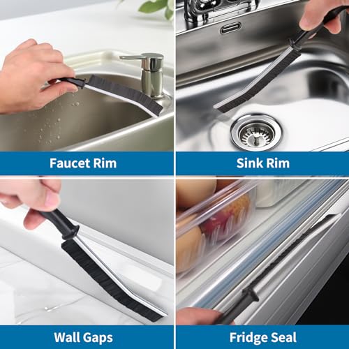 2Pcs Crevice Cleaning Brush Scrub Grout Cleaning Supplies Tools (Style 2) - view 2