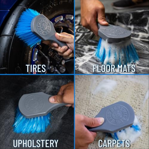 Big Blue Stiffy Heavy Duty Tire & Upholstery Cleaning Brush - view 3