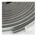 Weather Stripping Brush for Sliding Windows/Doors Frame Side,Pile Self Adhesive Weatherstrip Seal Strip Sealer Draft Stoppers (16.5ft x11/32 x 3/16 Brush inch, Grey)