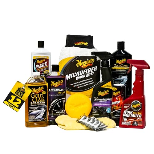 Complete Car Care Kit - Ultimate Car Detailing Kit Interior and Exterior, for Showroom Shine - Includes Products for Cleaning and Detailing