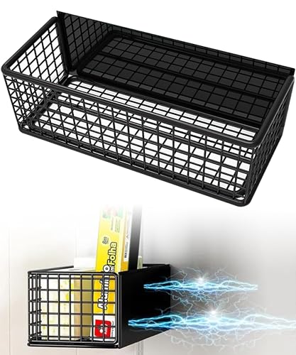 Magnetic Shelf Fridge Basket Bin Washer Dryer Locker Whiteboard Cabinet