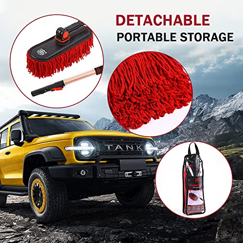 Car Duster Exterior Sweeping Kit, Loop Wax Cotton - view 6