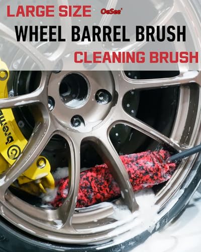 Professional 4 Pack Long Handle Wheel Brush Kit for Cleaning Wheel and Tire- 2X Soft Wheel Cleaning Brush, Detailing Brush and Stiff Tire Brush, Bendable& Durable Wheel Rim Cleaner Brush Set - view 2
