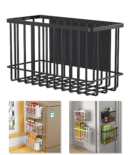 Magnetic Shelf Fridge Basket Bin for Washer Dryer Locker Whiteboard Cabinet