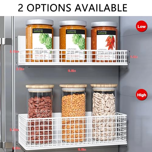 Magnetic Shelf Fridge Basket Bin Washer Dryer Locker Whiteboard Cabinet - view 3