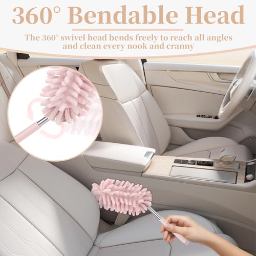 2 PCS Car Interior Duster with Extension Pole, Dusters for Cleaning - view 4