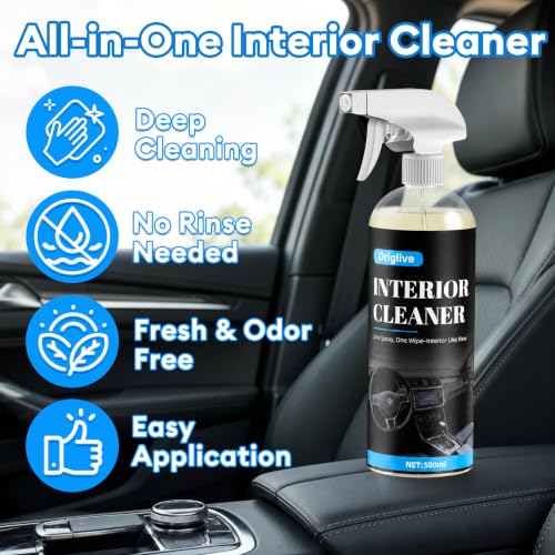 10-Piece Car Detailing Kit, No-Rinse Interior cleaner, 16.9 oz - view 2