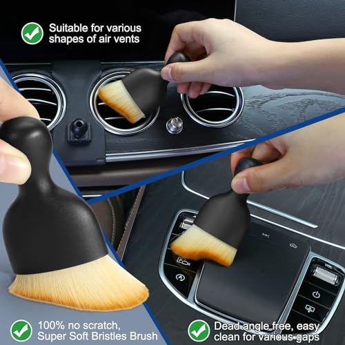 Car Interior Duster Detail Brushes, Soft Bristles Brush - view 3