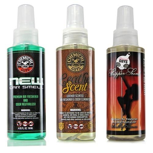 New Car, Leather & Signature Scent Sample Kit, 3 x 4 oz Each - view 2