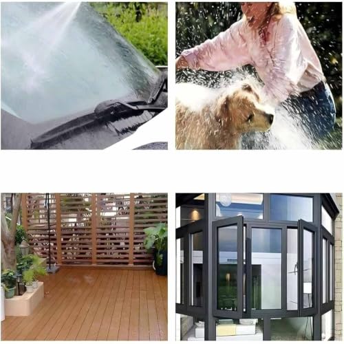 Hydroblast Power Washer, 4 Adjustable Spray Patterns for Car Detailing, Hydraulic Jet Boosts Tackles Stubborn Grime, No-Motor Design, Quick-Connect Faucet Adapter, Outdoor Cleaning Essential - view 4