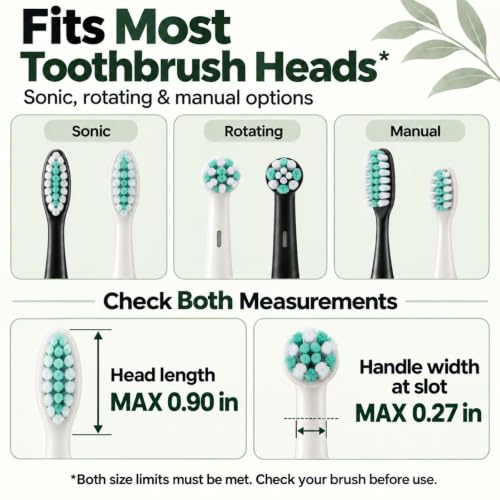 Upgraded Rechargeable Toothbrush Holder, Wall Mounted Brush Cleaner - view 4