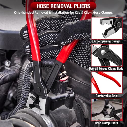 13-Piece Electrical Disconnect Pliers Kit for Cars - view 4