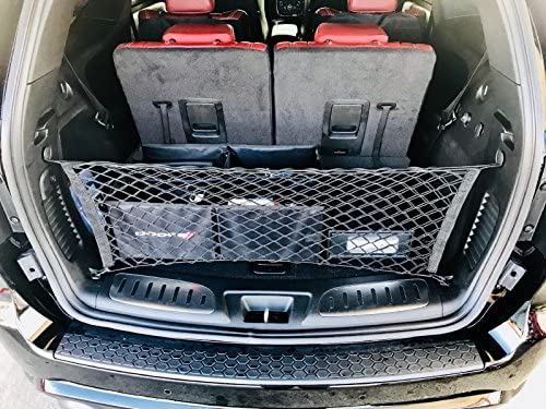 Envelope Style Trunk Mesh Cargo Net - Dodge Durango SXT GT R/T SRT 1998 - 2025 Car Accessories - Premium Trunk Organizers and Storage - Cargo Net For Truck - Best Carrier Organizer for Dodge Durango. - view 4