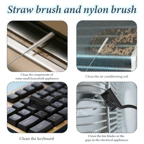 15pcs Crevice Cleaning Brush, Hard Bristle Brushes, Grout Cleaner Brush Household Cleaning Supplies, Gap Brush for Kitchen Bathroom Sink and Dead Corners - view 5