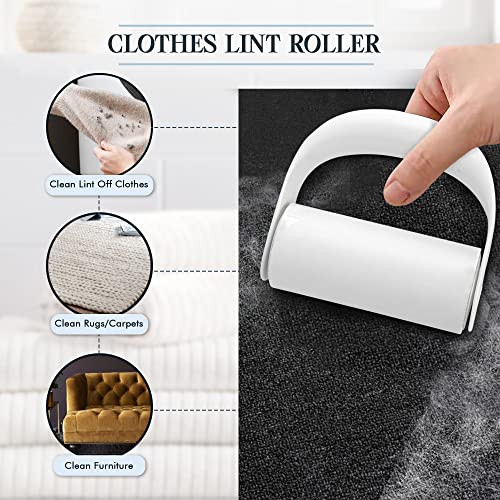 Metal Magnetic Lint Bin for Laundry Room Decor - Laundry Room Trash Can with Dryer Lint Brush for Dryer Vent – Metal Laundry Lint Bin with Clothes Lint Roller - view 4