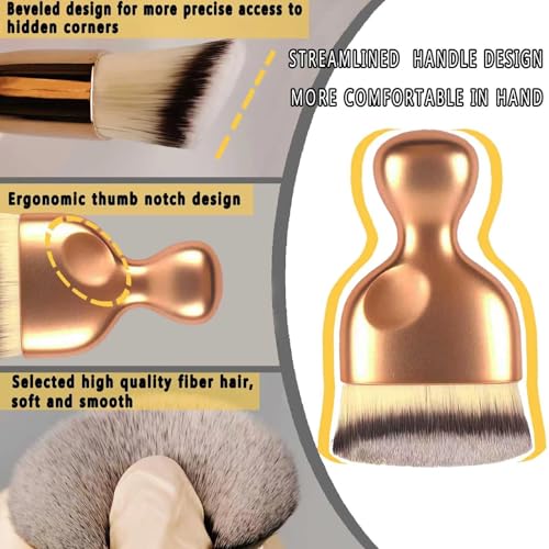 Car Interior Dusting Brush Auto Dust Sweeping Soft Detail Brush Mini Dash Duster for Car Interior Cleaning Brush for Car Air Vent & Dashboard Small Duster Car Detailing Brush Interior 2PCS - view 3