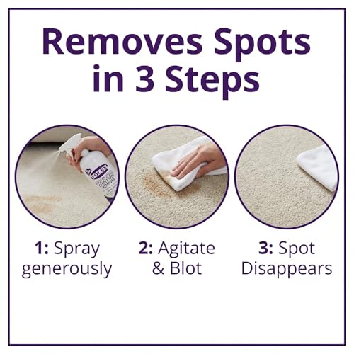Professional Carpet Stain Remover Spray – Stain Remover for Old Stains – Best Remover for Pets – Rug Stain Remover & Upholstery Cleaner – Cleaner Solution for Couches & Car Interiors – 34 oz - view 4