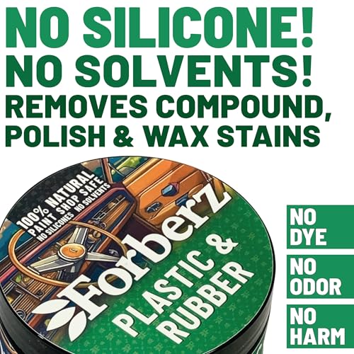Plastic & Rubber Treatment - Restore & Renew Plastic, Rubber & Vinyl - Remove Compound/Polish/Wax Stains - Interior & Exterior - No Silicone, No Solvents, Paint Shop Safe, Nontoxic - 3oz - view 5