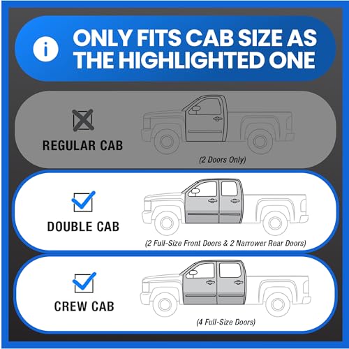 Underseat Storage Box for 2019-2024 Chevy Silverado 1500/GMC Sierra 1500; 2020-2024 2500 3500 | Double Cab & Crew Cab | TG-CB5C2278 - view 2