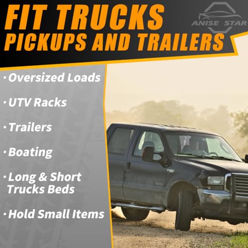 Cargo Net for Pickup Truck Bed SUV, 5'x7' Stretches to 10'x14' - view 5