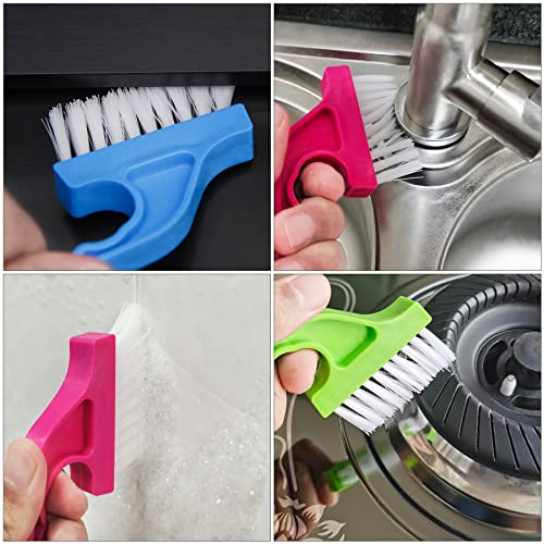 Window Track Cleaning Brush Set, 5 Pack Crevice Cleaning Tools - view 7