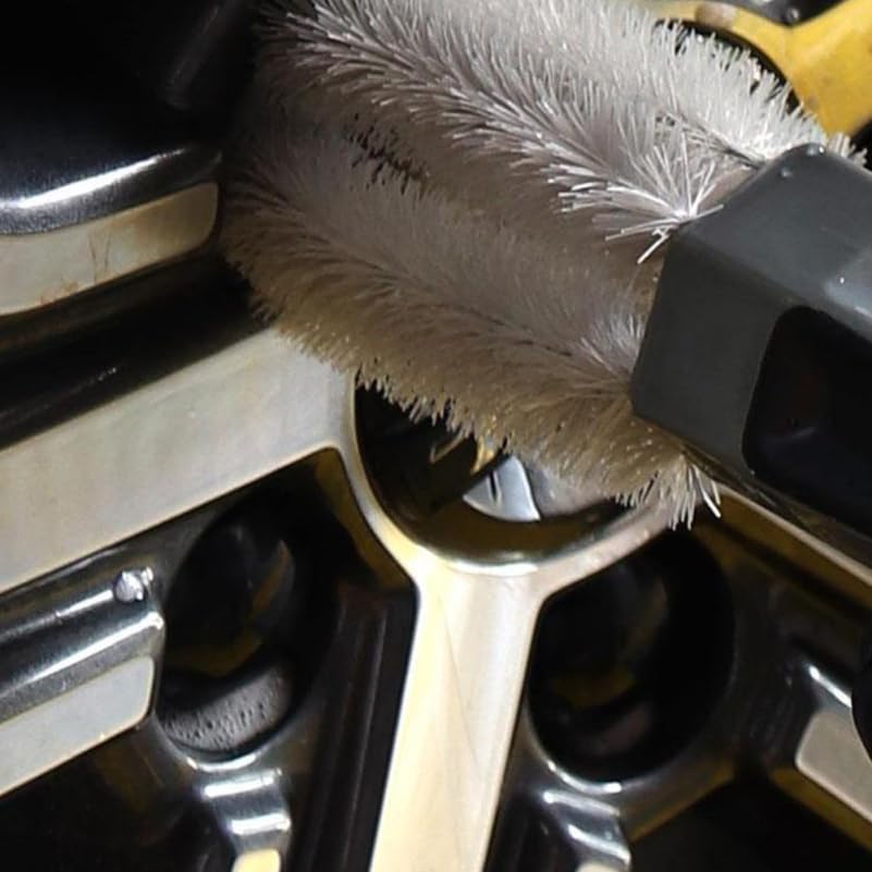 Car Lug Nut Brush Auto Detail for Wheels and Tires Sturdy Sponge Brush for Lug Nut and Rim Detailing Essential Automotive Cleaning Accessory (Pack of 2) - view 4