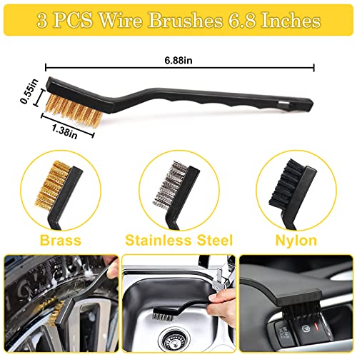 27Pcs Car Detailing Kit, Car Detailing Brush Set, Auto Detailing Drill Brush Set, Car Detailing Brushes, Car Wash Kit, Car Accessories, Car Cleaning Tools Kit for Interior, Exterior, Wheels - view 5