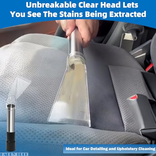 Universal Fit All Existing Shop Vacs with 2-1/2" &1-7/8" &1-1/4" Adapter Wet Extraction Accessory for Upholstery & Carpet Cleaning & Auto Detailing Shop Vac Extractor Attachment Hose Kit - view 3
