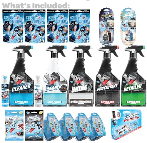 Car Cleaning Kit - Car Accessories for Interior and Exterior Cleaning, Glass Cleaner, Car Wipes, Auto Essentials - view 3