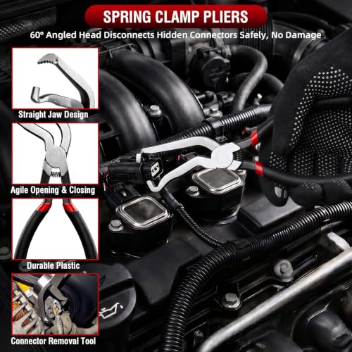 13-Piece Electrical Disconnect Pliers Kit for Cars - view 3