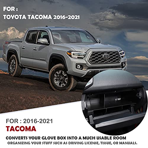 For Toyota Tacoma 2016-2023, Glove Box Organizer, Compartment Tray, Dividers, Shifter Storage Interior Accessories 3 Pcs - view 6