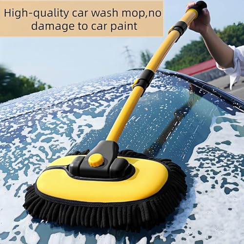 15° Curved Car Wash Brush, Car Wash Mop with Long Handle - view 7